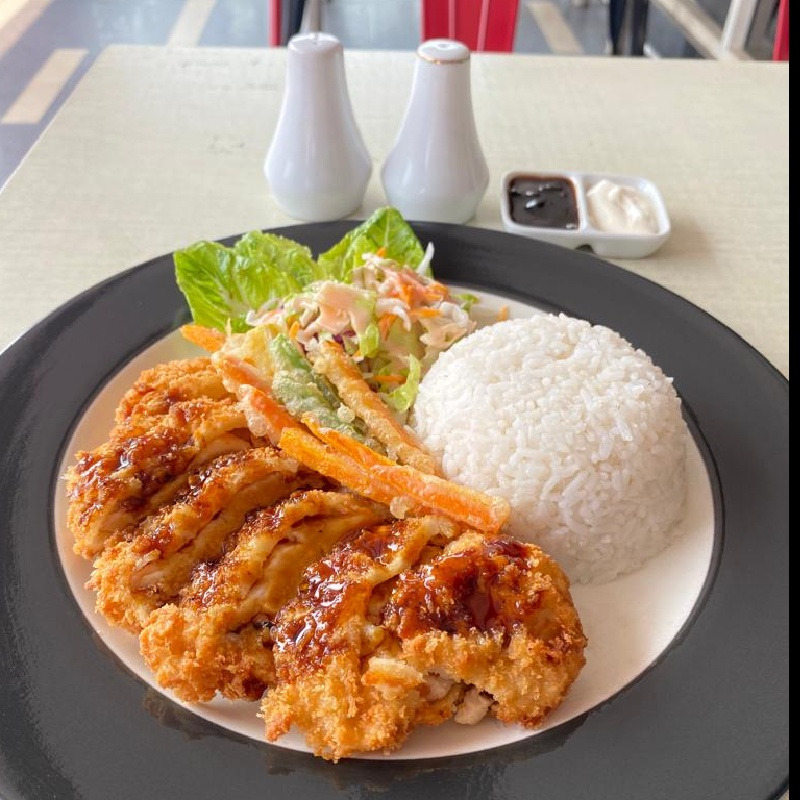 Nasi ayam katsu